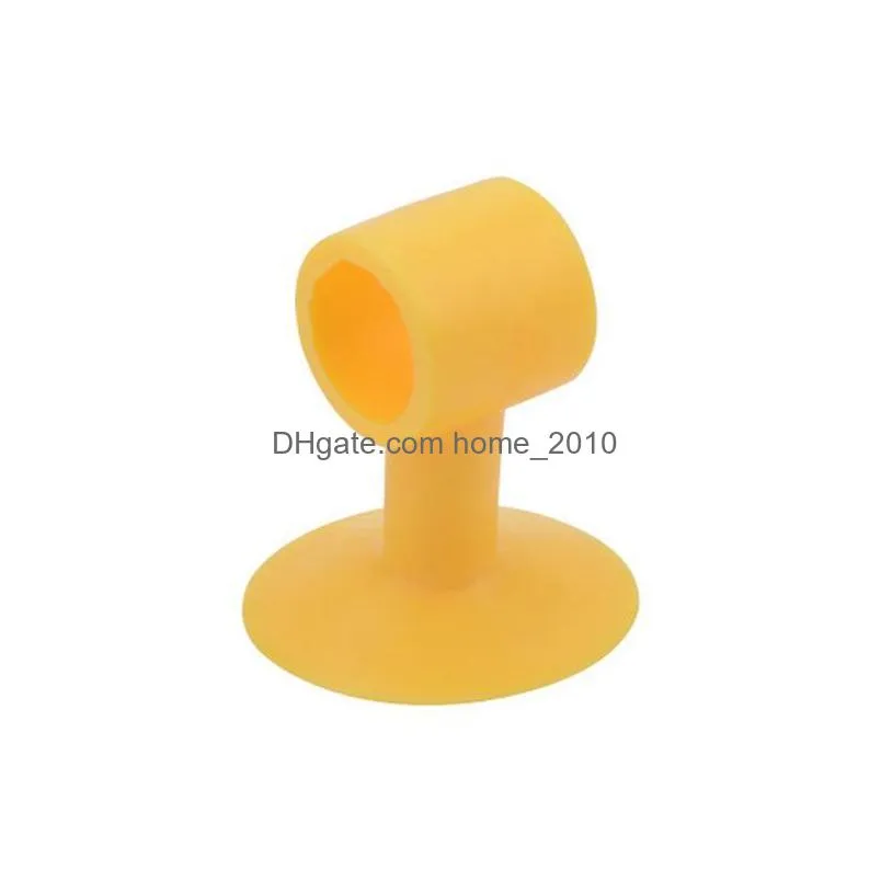 garden 1pc silicone door handle lock suction cup wall for anticollision silencer protective pad inventory wholesale