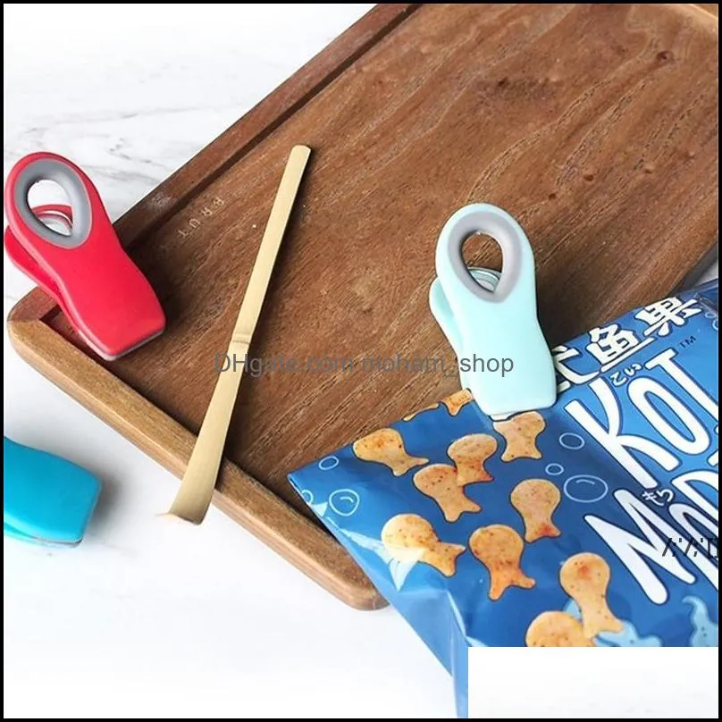 multifunction bag chip clips  food clips refrigerator magnet clips seal grip for kitchen seal pae12384