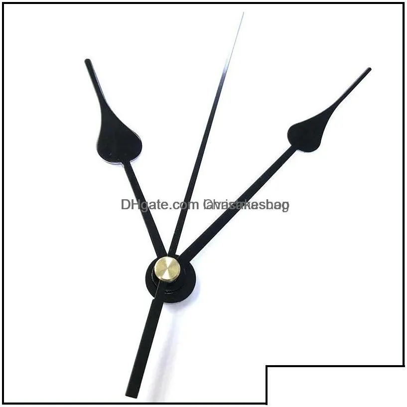 other clocks accessories home decor garden diy quartz clock movement kit black spindle mechanism repair with hand sets shaft length 13