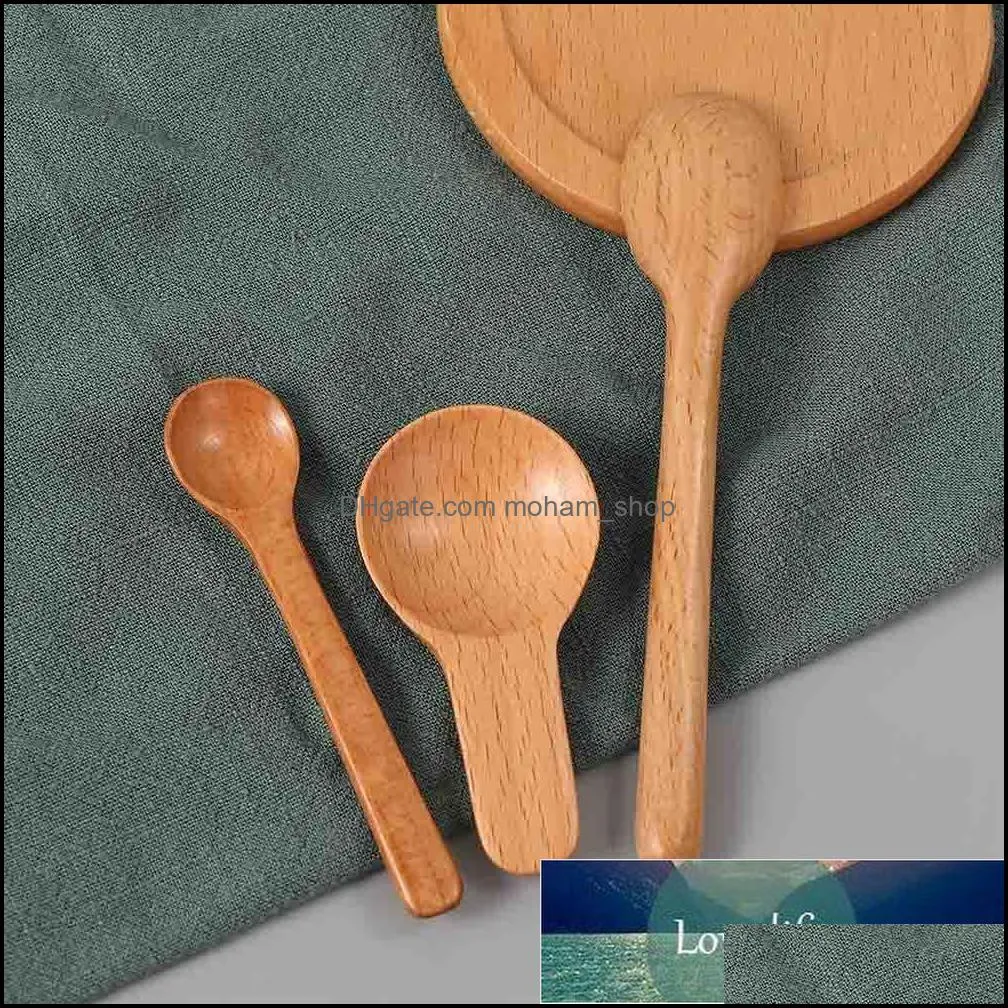 wooden spoon sauce spatula ecofriendly japan tableware seasoning scoop coffee honey tea milk stirrer wood small