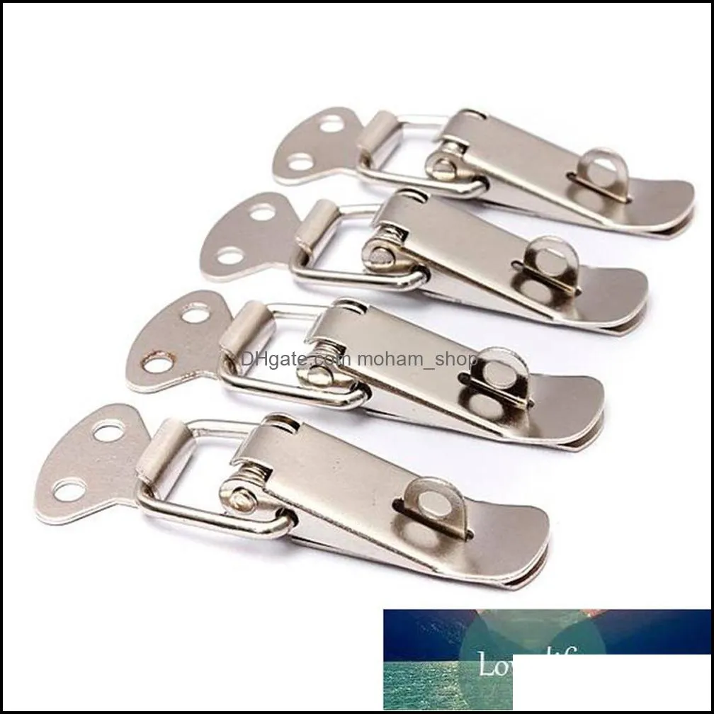 4pcs stainless steel spring loaded toggle box trunk catches hasps clamps