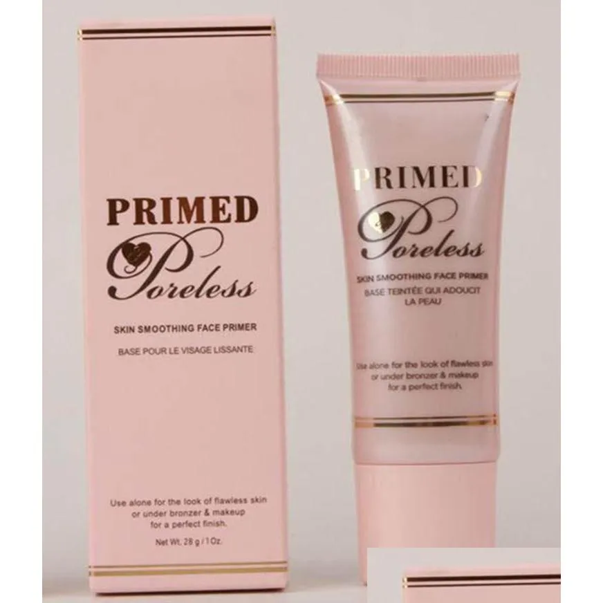 drop makeup primed poreless primer skin smoothing face primer base pour le visage lissante foundation primer 28g 1oz