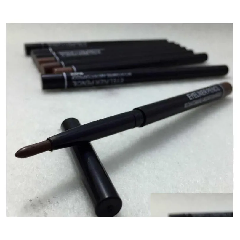  makeup eyes rotary retractable with vitamine a e waterproof eyeliner pencilblack/brown brand eyeliner