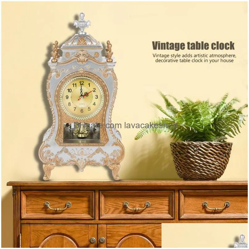 desk alarm clock vintage clock classical royalty sitting room tv cabinet desk imperial furnishing creative sit pendulum