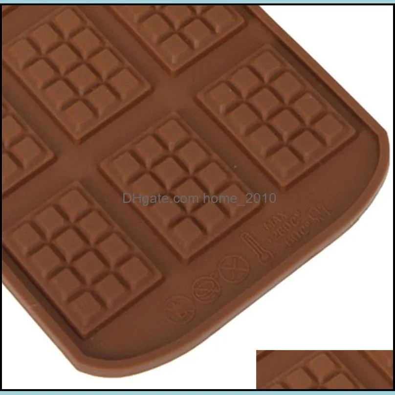 diy chocolate mold silicone nonstick chocolate chip mold waffle pudding fondant molds diy candy moulds kitchen baking accessories