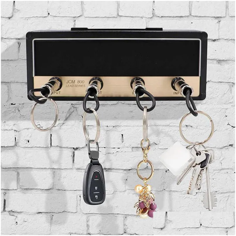 key storage guitar keychain holder jack ii rack 2.0 electric key rack amp vintage amplifier gift drop hook 210609