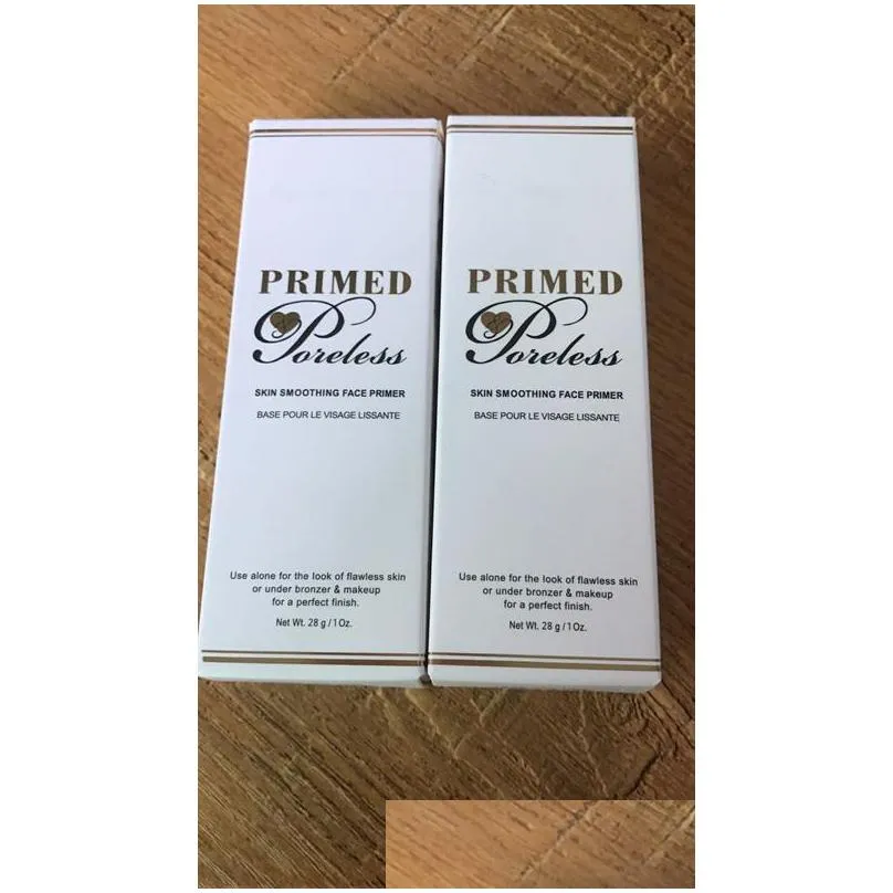 dhs 2 colors makeup primed poreless primer skin smoothing face primer base pour le visage lissante foundation primer 28g