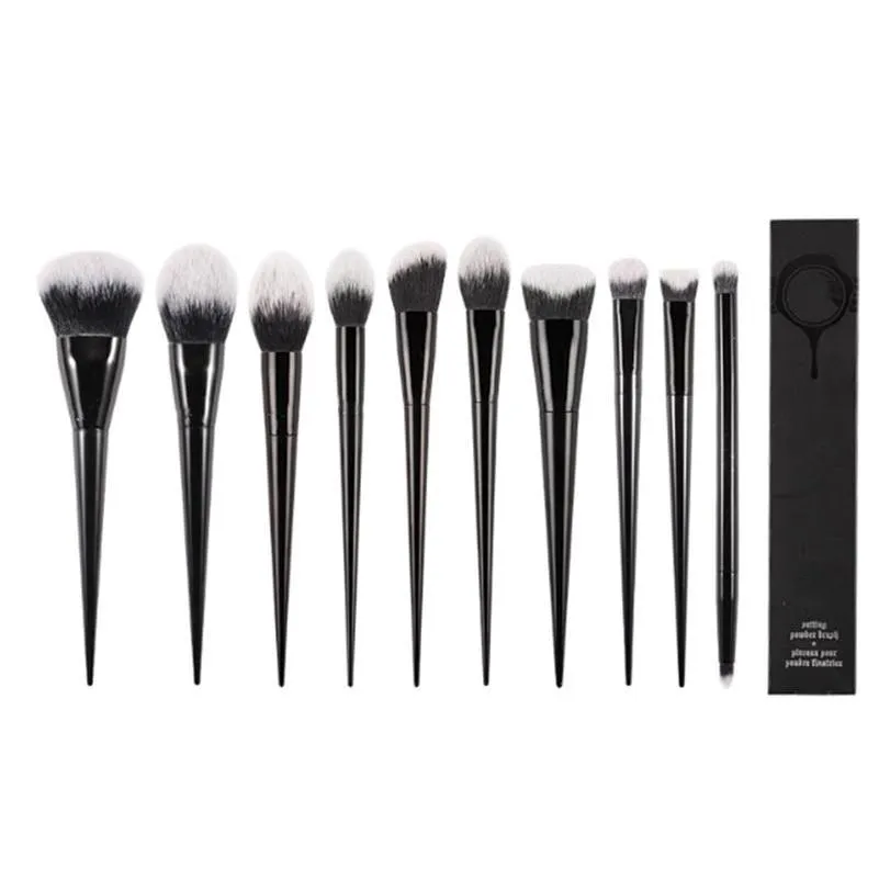 kvdbeauty makeup brushes 10 edge foundation 20 powder 25 precision powder 40 concealer face eye contour beauty cosmetics tools