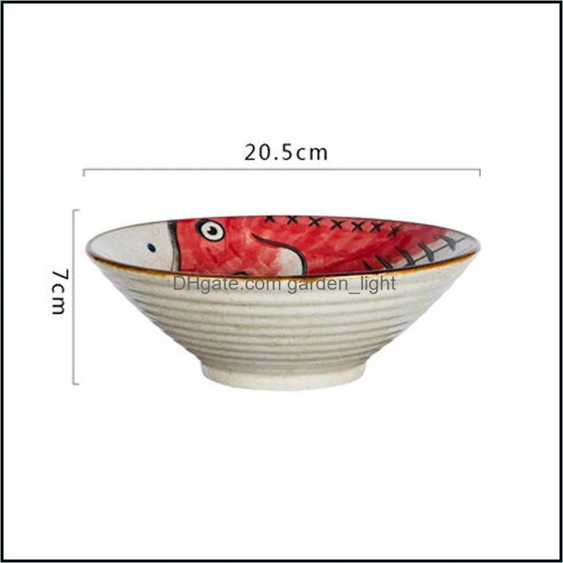 bowls creative japanese style hat bowl big noodle breakfast household personality tableware beef ramen c