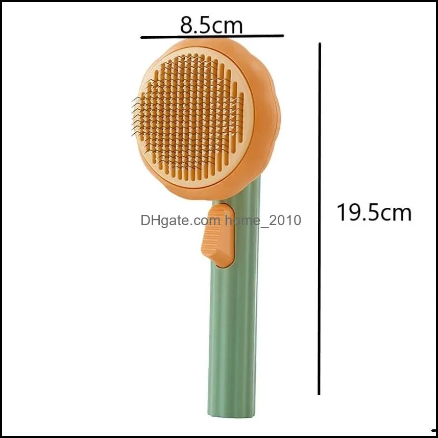 pet cleaning products stainless steel needle comb pumpkin comb ufo cat comb pet cleaning products dog hair brush