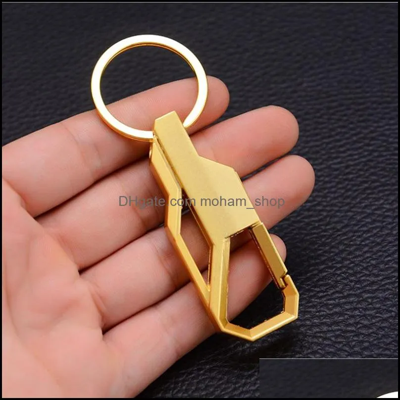 creative sundries high grade mens waist hanging metal car accessories key chain pendant pae11254