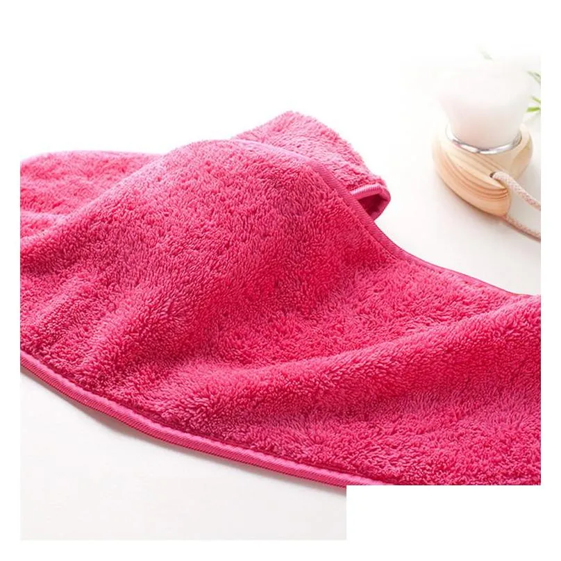 drop ship 40x18cm super soft makeup remover towel reusable makeup towel eraser high qualitytowel remover wipes no need cleansing oil