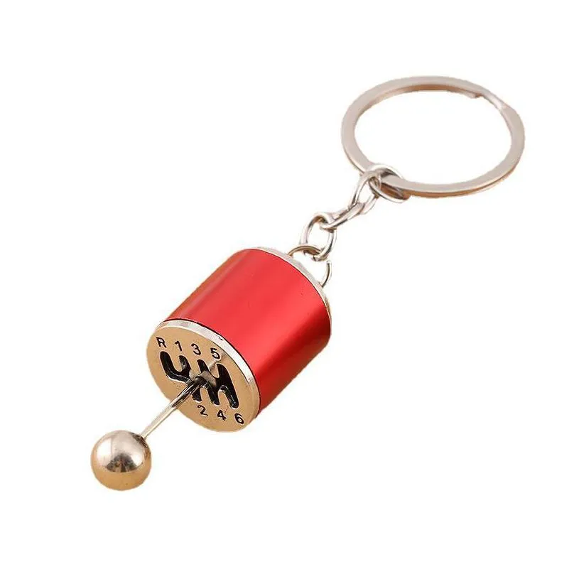 party favor quick and speed converting key alloy car gear head key wave box punk keychain gift for men dad inventory wholesale