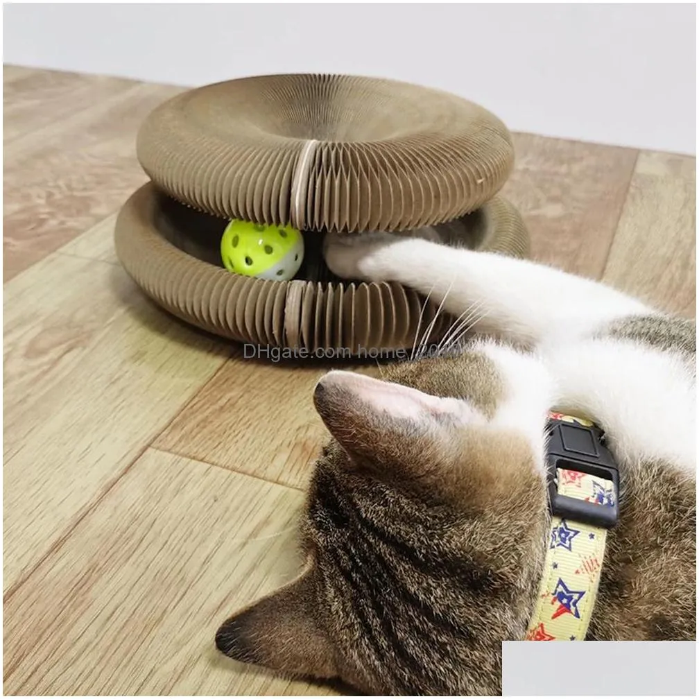 magical organ cat scratching board toy and bell cats grinding claw climbing frame sand scratchings toy inventory wholesale