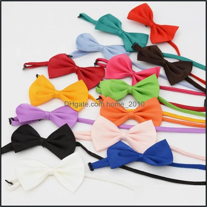 pet dog bow tie neck accessory necklace collar puppy bright colorful pet bow mix color 