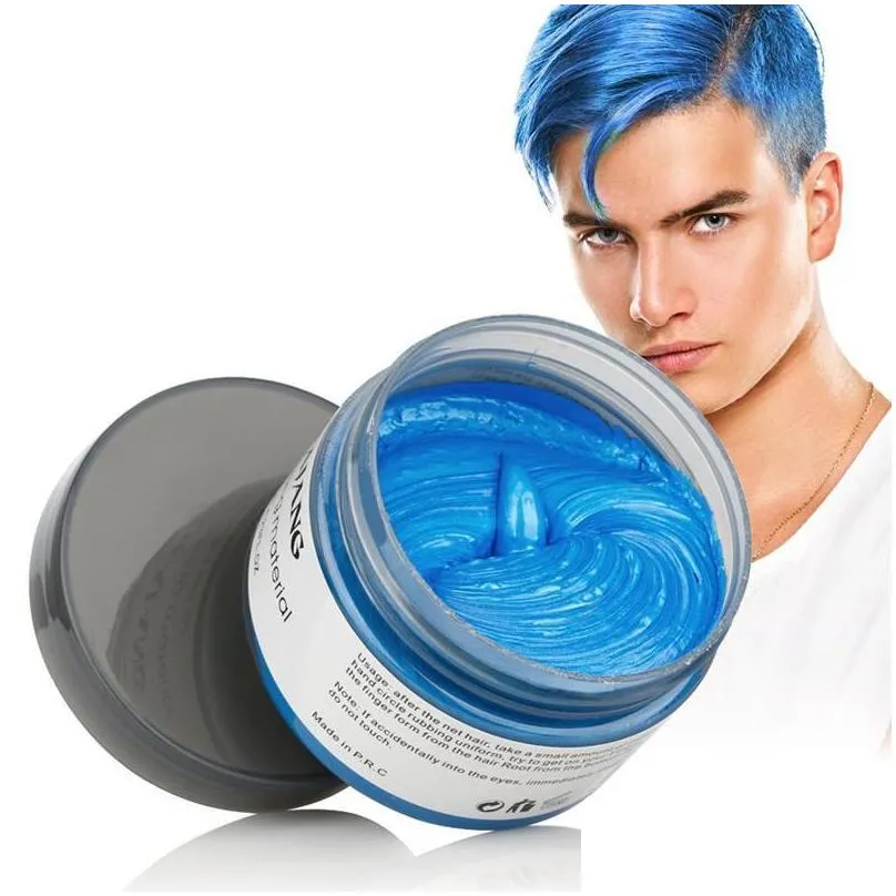 mofajang hair wax for hair styling mofajang pomade strong style restoring pomade wax big skeleton slicked 120pcs/carton box 7 colors