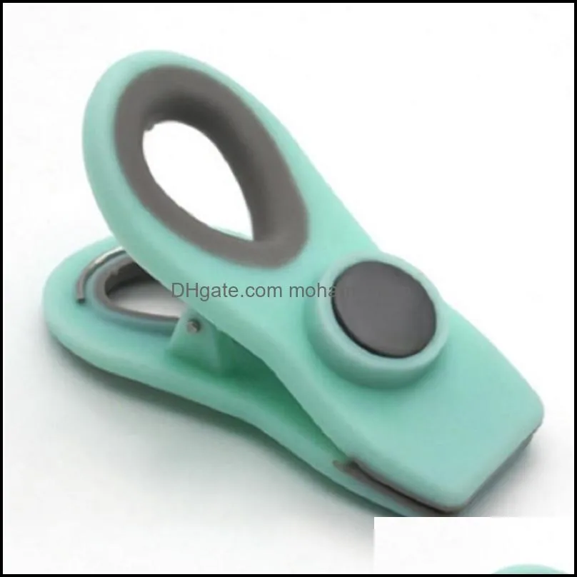 multifunction bag chip clips  food clips refrigerator magnet clips seal grip for kitchen seal pae12384