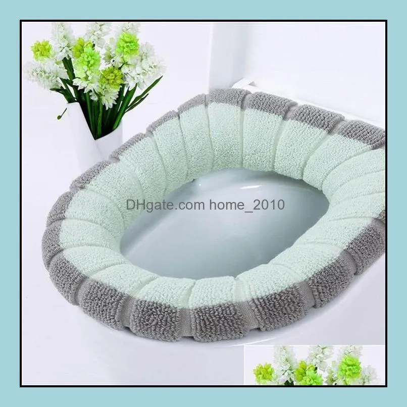 toilet seat warmer winter comfortable soft heated washable toilet seat mat bathroom accessories for home decor closestool mat