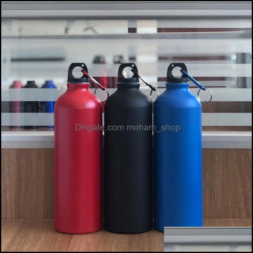 750ml outdoor sport water cup prevent impact seal up student waters bottles white black red blue memorial cups 5yh l1