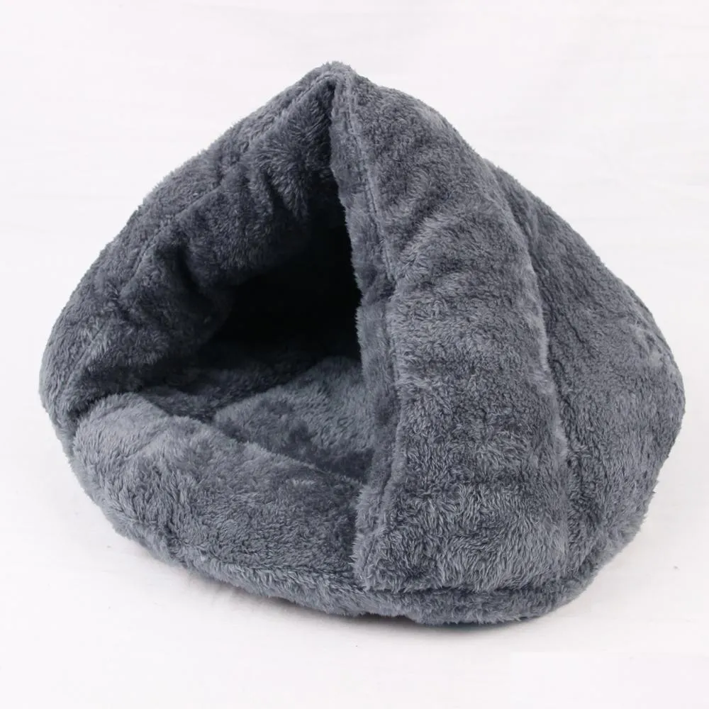  color cute soft warm cat cave bed fleece house cat sleeping bag dog bed mat kitten house cushion nest pet products for puppy