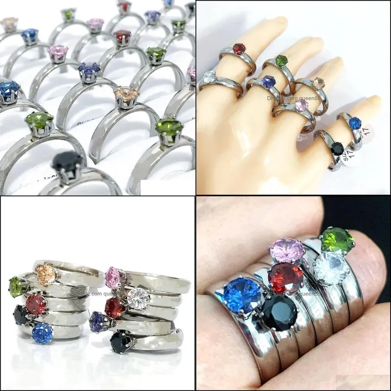 30pcs silver colour rhinestone rings mix women fashion elegant loves gifts verlobungring jewelry wholesale