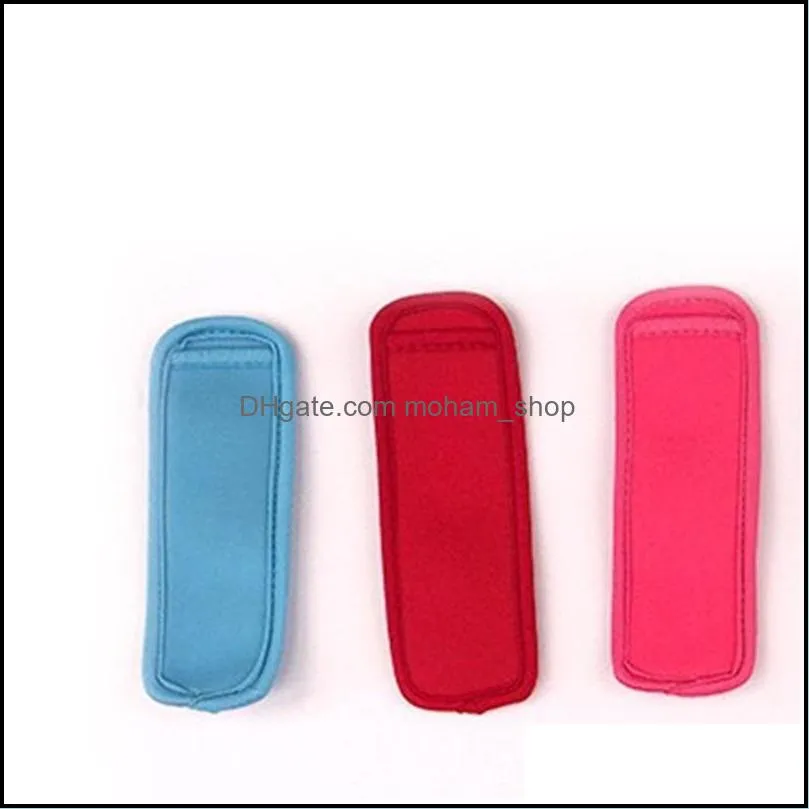 neoprene popsicle holders popsicle bag sleeves colourful ice cream antizing reusable in stock summer supply 1 8lb h19