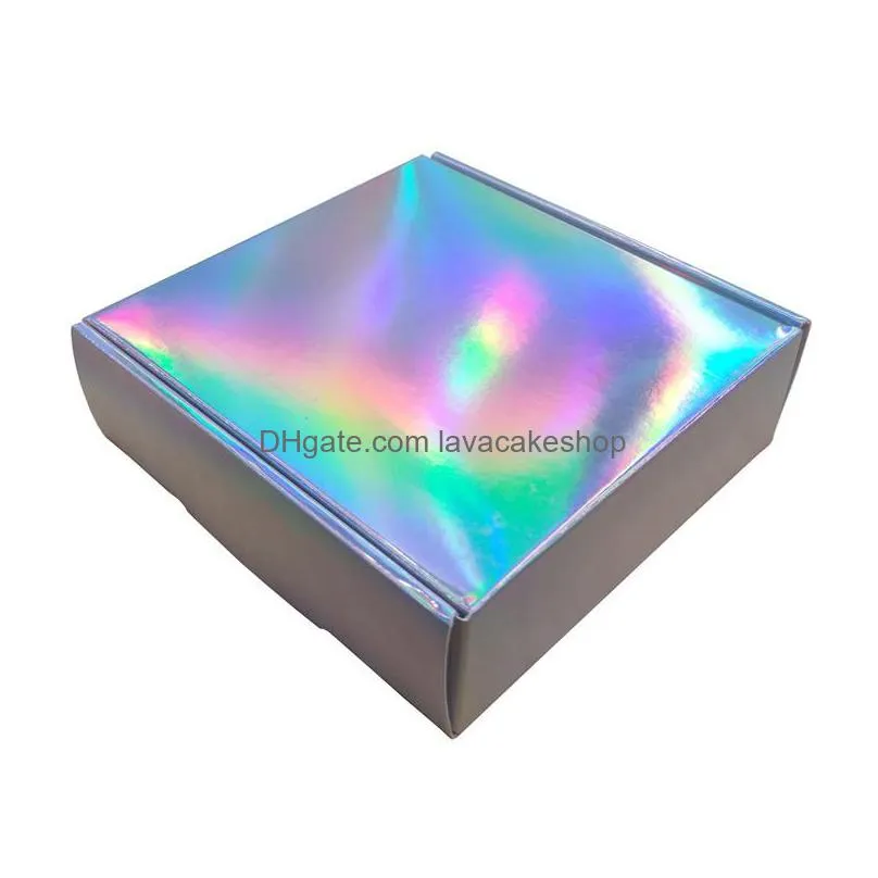 holographic gift box for party wedding souvenir box 2 size available 20pcs/lot t200115