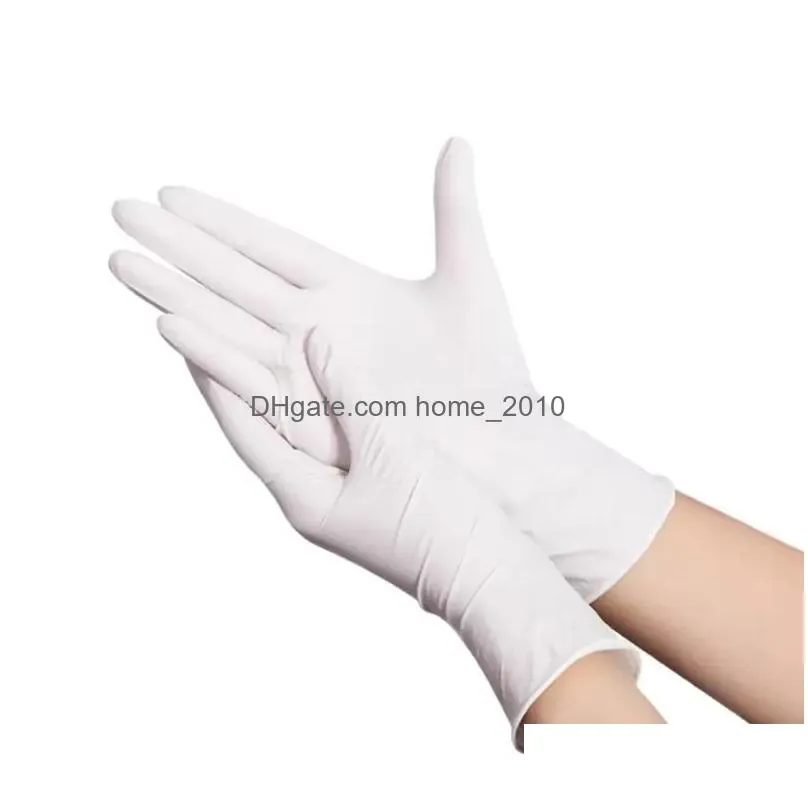 disposable chemical resistant rubber nitrile latex work housework kitchen household cleaning car repair tattoo car wash gloves