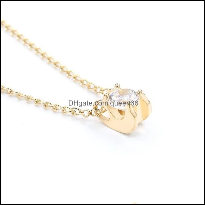 choker necklace pendants neck zircon imitation diamond necklaces clavicle chain feminino collar clavicle chain necklace