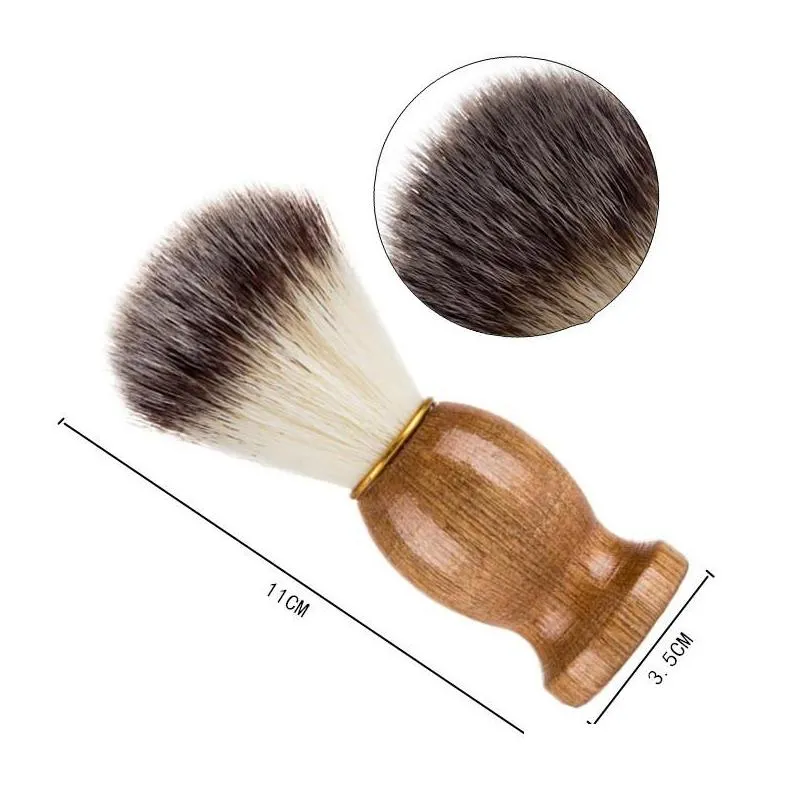 badger hair mens shaving brush barber salon men facial beard cleaning appliance high quality pro shave tool razor brushes