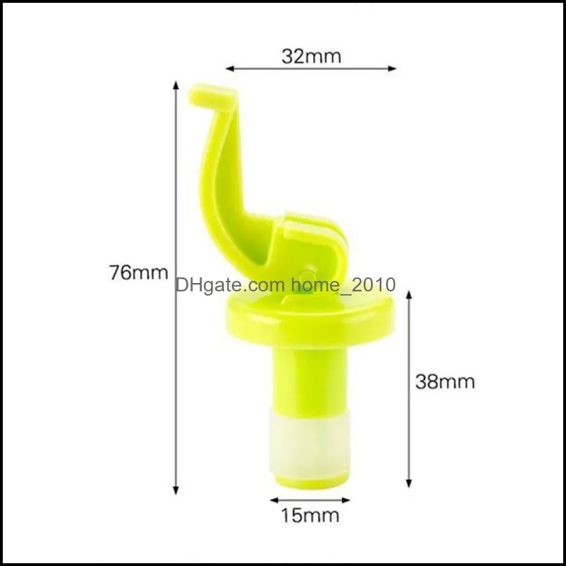 2pcs/set novelty silicone wine bottle stoppers beer wine cork plug bottle cover kitchen bar tool beverage bottle stopper