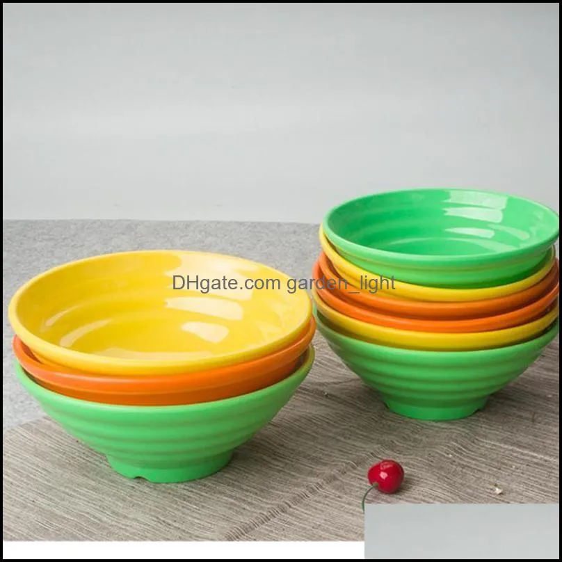 17.5cm japanese ramen noodles bowl large soup bowl melamine tableware mixing bowls imitation ceramic bowls oatmeal