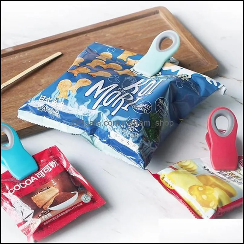 multifunction bag chip clips  food clips refrigerator magnet clips seal grip for kitchen seal pae12384