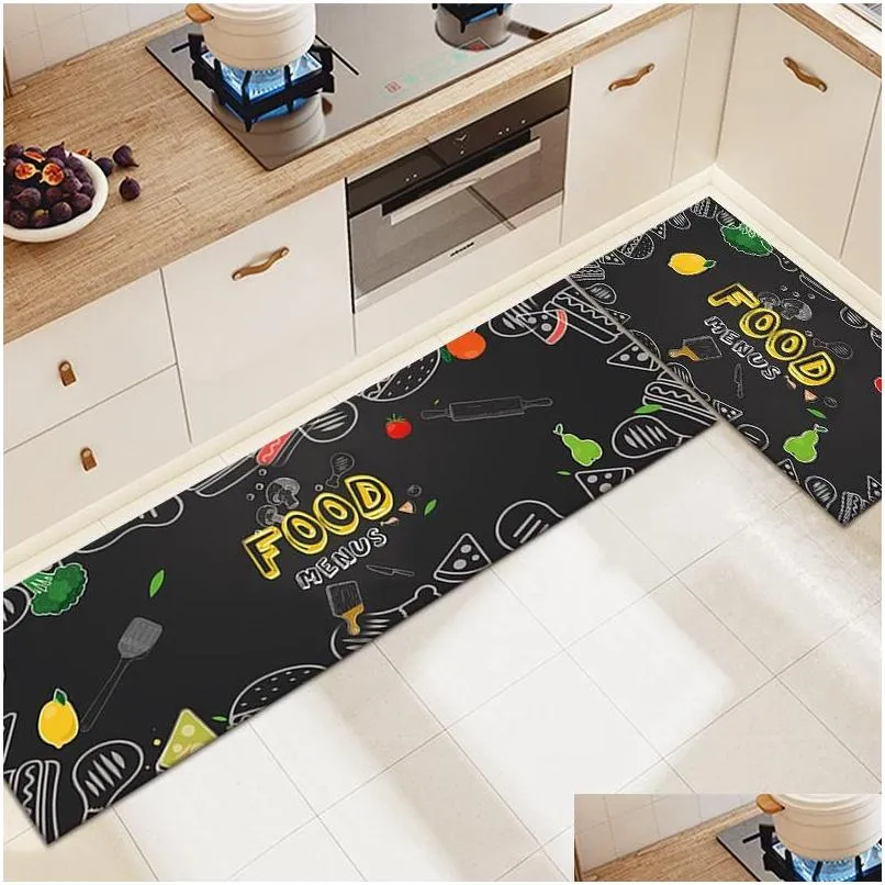 carpets kitchen cartoon mat fashion simple nordic style home floor decoration living room balcony carpet bathroom door nonslip rug