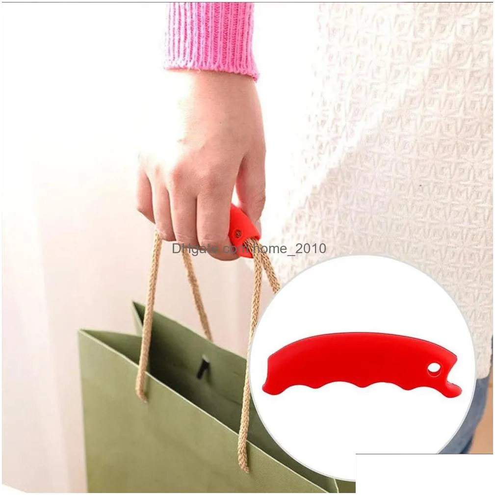 organization silicone portable vegetable equipment labor saving shopping bag with keyhole handle comfortable grip protect hand tools gift for