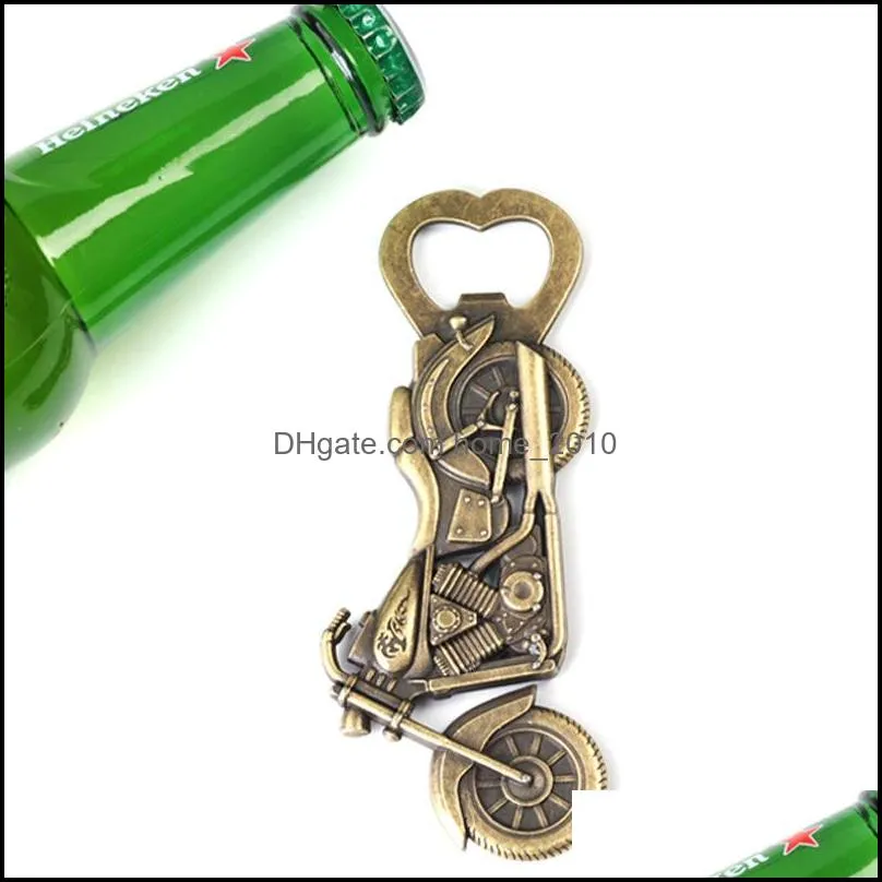 household gadgets zinc alloy motorcycle bottle opener imitation vintage motorcycle beer bottle opener