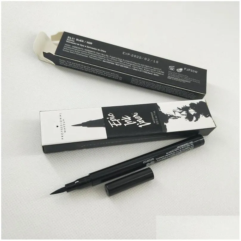 professional makeup epic ink liner waterproof black liquid eyeliner eye pencil make up maquiagem long lasting in stiock