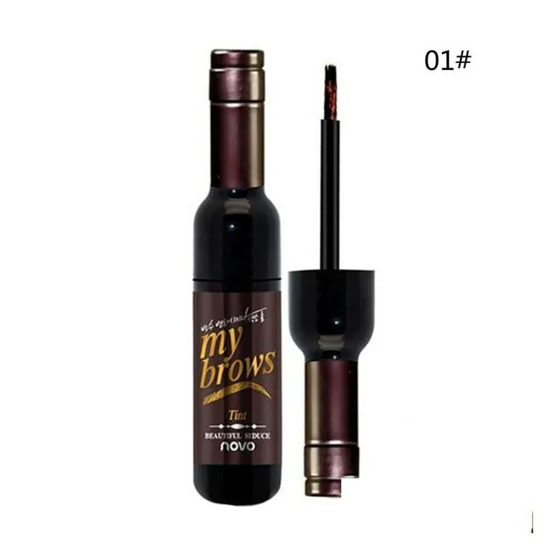 drop eye brow makeup 3d peel off eyebrow gel waterproof brand long lasting natural eyebrow tint tattoo mascara cosmetics