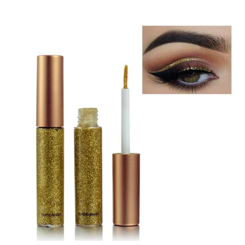 handaiyan 10 colors/pack matte color eyeliner kit makeup waterproof colorful eye liner pen eyes make up cosmetics eyeliners set