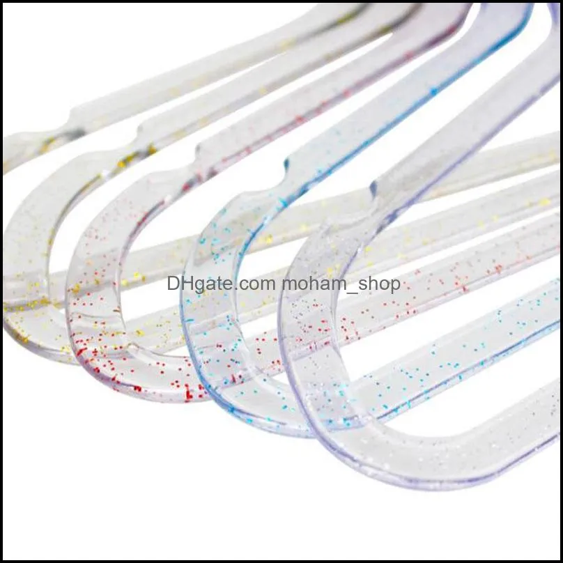 4045cm nonslip hangers transparent hanger plastic clothes hanger invisible wardrobe hanger rack pae13981