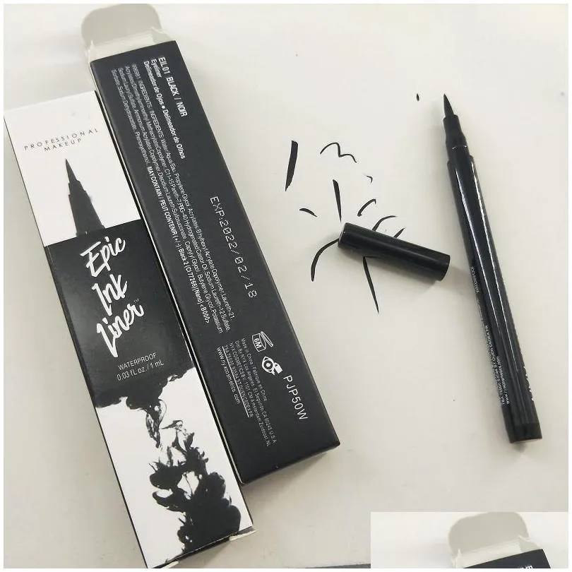 professional makeup epic ink liner waterproof black liquid eyeliner eye pencil make up maquiagem long lasting in stiock