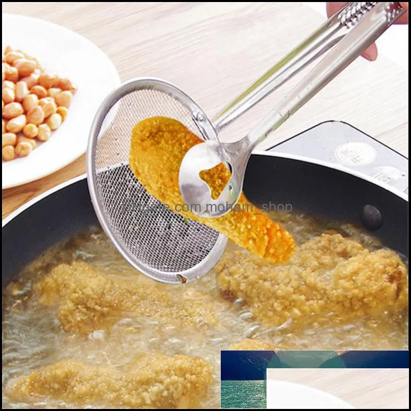 kitchen accessories stainless steel fried food fishing spoon kitchen gadgets and barbecue brush kitchen and household tools