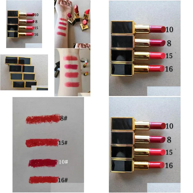 brand makeup matte lipstick 4 colors rouge a levre lip gloss lipgloss