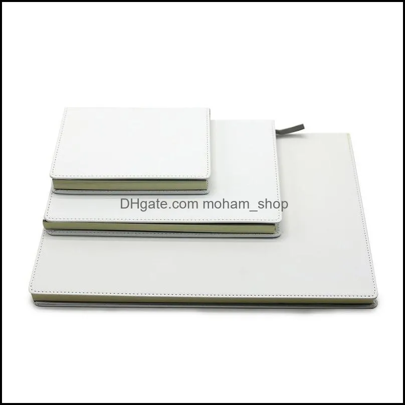 sublimation blank journal wholesale plain white notepad for heat transfer printing notebook a5 a6 size can be mixed pae13541