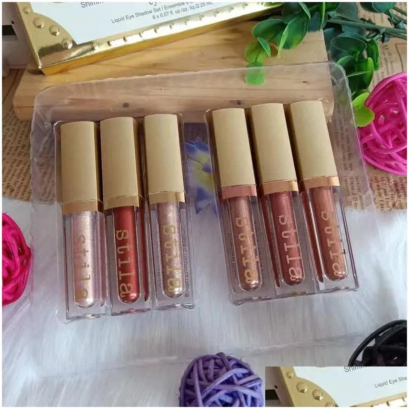 the beauty of fashion makeup nonstick cup lip gloss 6 color /set moisturizing lipstick eye for elegancc cosmetic