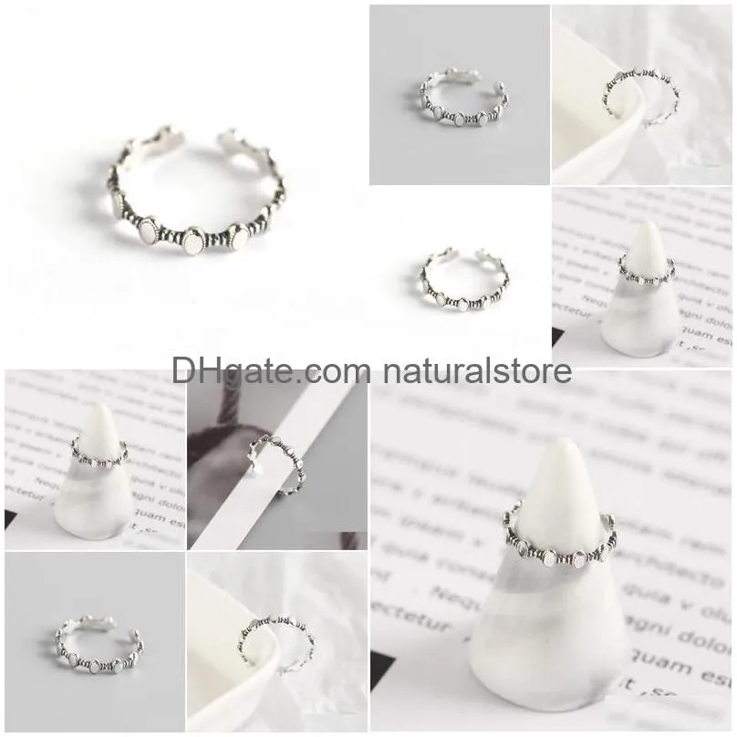 s fashion ellipse ins opening finger ring for women wedding party bague femme 2021 trend m4