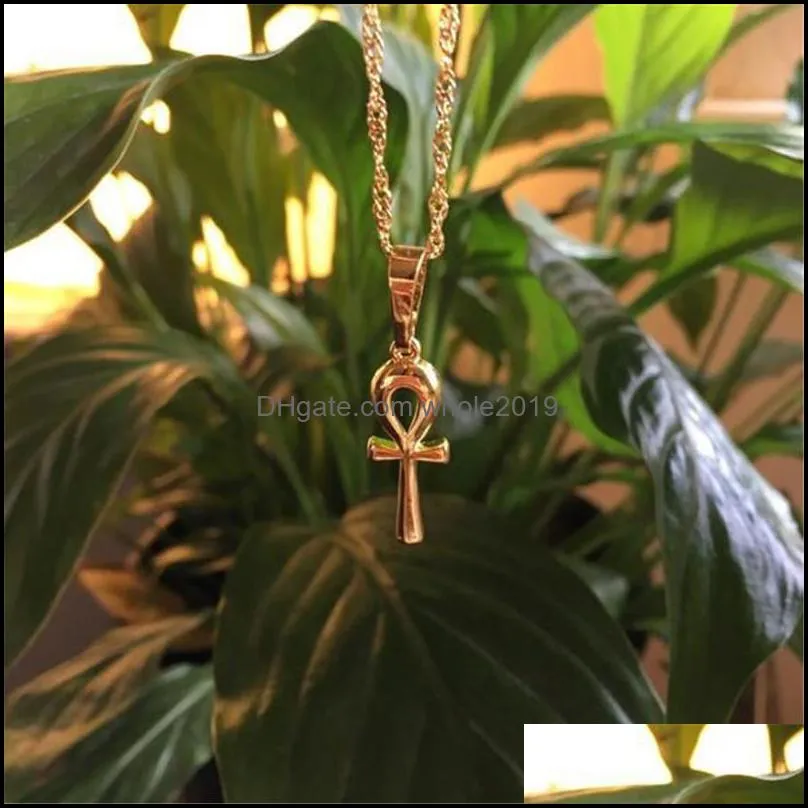 cross pendant necklace woman charms necklaces women girls gold silver jewelry fashion accessories for women wholesale
