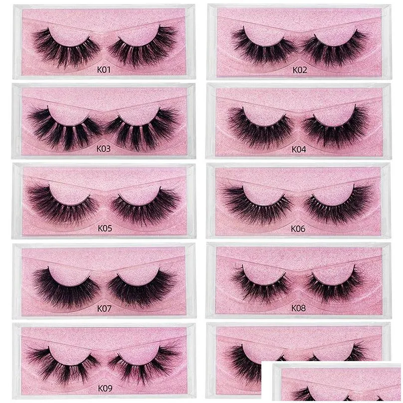 5d mink eyelashes wholesale natural false eyelashes 5d mink lashes soft make up extension makeup fake eye lashes 5d series k01k12