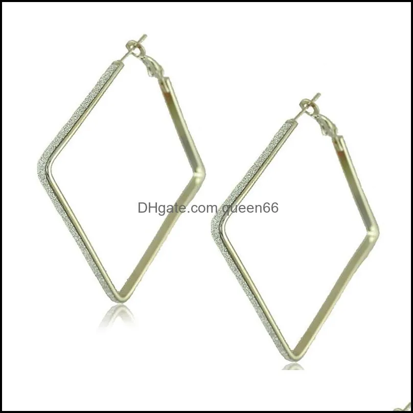 women circle drop dangle earring high quality huggie large hoop earrings jewelry for girls fashion accessories dhs k158fa