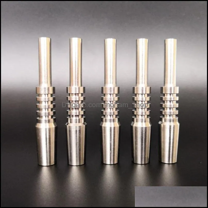  design titanium nail multi size sliver color titaniums tip nector collector of smoking accessories fast 13bs e19